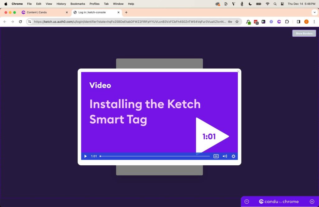 Each step is accompanied by a short 1-minute video to walk the user through the step's requirements